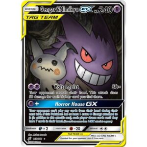 Team Up - 165/181 - Gengar & Mimikyu GX (Moderately Played)
