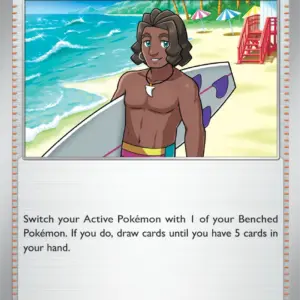 Surging Sparks - 187/191 - Surfer - Reverse Holo