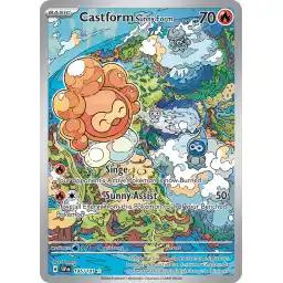 Surging Sparks - 195/191 - Castform Sunny Form