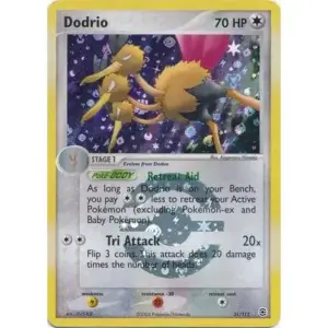 EX FireRed & Leaf Green - 21/112 - Dodrio - Reverse Holo Rare (Moderately Played)