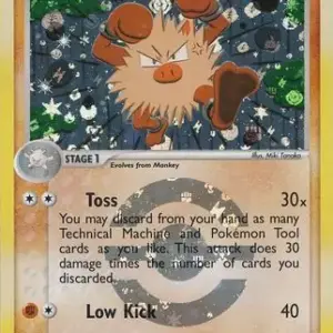 EX FireRed & Leaf Green - 28/112 - Primeape - Reverse Holo Rare (Near Mint -)
