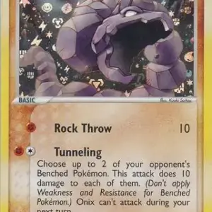 EX FireRed & Leaf Green - 42/112 - Onix - Reverse Holo (Near Mint -)