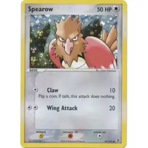 EX FireRed & Leaf Green - 81/112 - Spearow - Reverse Holo (Lightly Played)