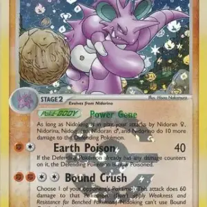 EX FireRed & Leaf Green - 8/112 - Nidoking - Reverse Holo Rare (Lightly Played)