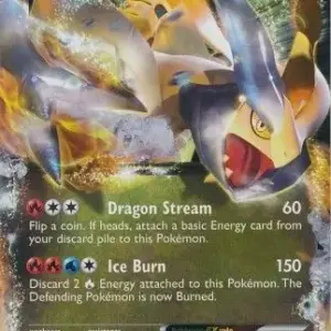 Black Star Promo - BW63 - White Kyurem EX (Heavily Played)