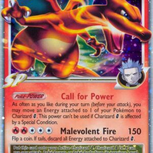 Black Star Promo - DP45 - Charizard G LV.X (Heavily Played)
