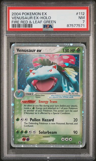 PSA 7 Near Mint - 2004 Pokemon EX Fire Red & Leaf Green Venusaur ex #112