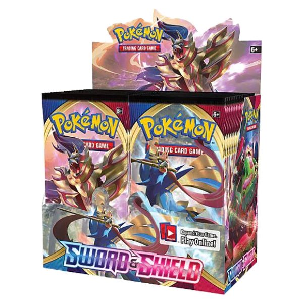 [Auksjon] Pokemon Sword & Shield Booster Box (inkl akryldisplay)