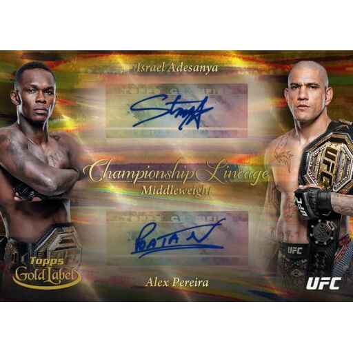 Alternative view of Topps UFC Gold Label 2024