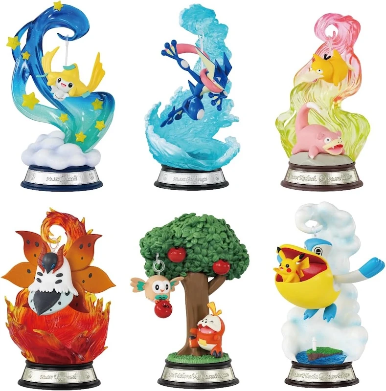 Rement Pokemon Figurer - Swing Vignette Collection 3 - Complete Set