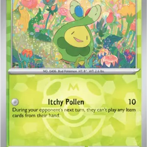 Prismatic Evolutions - 004/131 - Budew - Master Ball Holo