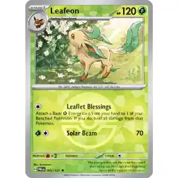 Prismatic Evolutions - 005/131 - Leafeon - Poke Ball Holo
