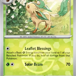 Prismatic Evolutions - 005/131 - Leafeon - Poke Ball Holo
