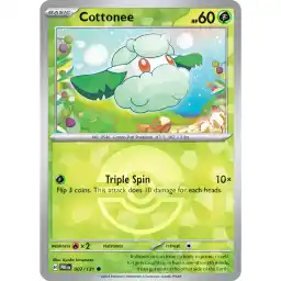 Prismatic Evolutions - 007/131 - Cottonee - Poke Ball Holo