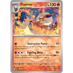 Prismatic Evolutions - 013/131 - Flareon - Poke Ball Holo