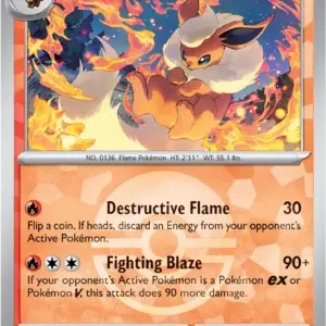 Prismatic Evolutions - 013/131 - Flareon - Poke Ball Holo