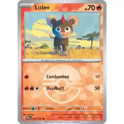 Prismatic Evolutions - 015/131 - Litleo - Poke Ball Holo