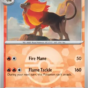 Prismatic Evolutions - 016/131 - Pyroar - Poke Ball Holo