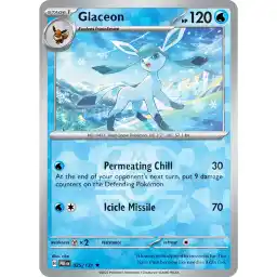 Prismatic Evolutions - 025/131 - Glaceon - Master Ball Holo