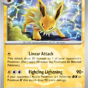 Prismatic Evolutions - 029/131 - Jolteon - Poke Ball Holo
