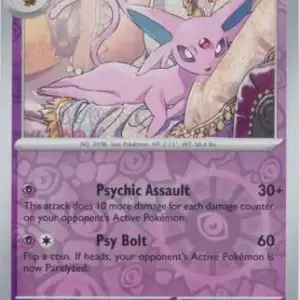 Prismatic Evolutions - 033/131 - Espeon - Reverse Holo