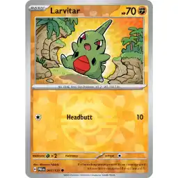 Prismatic Evolutions - 047/131 - Larvitar - Master Ball Holo