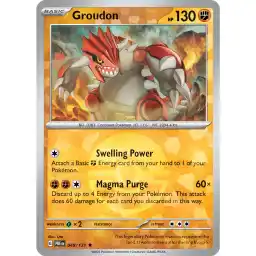 Prismatic Evolutions - 049/131 - Groudon - Poke Ball Holo