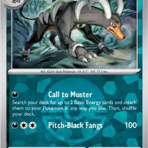 Prismatic Evolutions - 063/131 - Houndoom - Poke Ball Holo