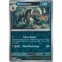 Prismatic Evolutions - 063/131 - Houndoom - Reverse Holo