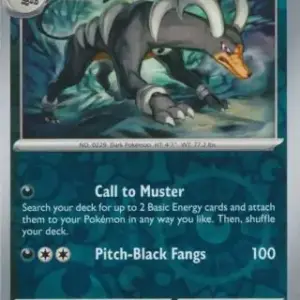 Prismatic Evolutions - 063/131 - Houndoom - Reverse Holo