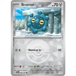 Prismatic Evolutions - 066/131 - Bronzor - Poke Ball Holo