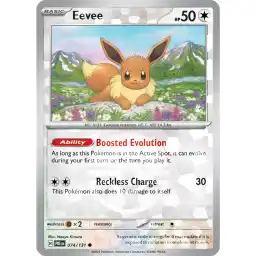 Prismatic Evolutions - 074/131 - Eevee - Poke Ball Holo
