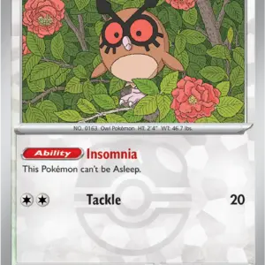 Prismatic Evolutions - 077/131 - Hoothoot - Master Ball Holo