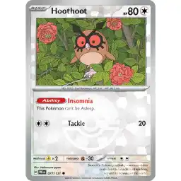 Prismatic Evolutions - 077/131 - Hoothoot - Poke Ball Holo
