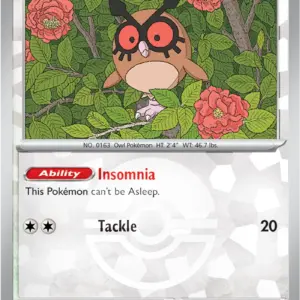 Prismatic Evolutions - 077/131 - Hoothoot - Poke Ball Holo
