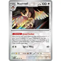 Prismatic Evolutions - 078/131 - Noctowl - Master Ball Holo