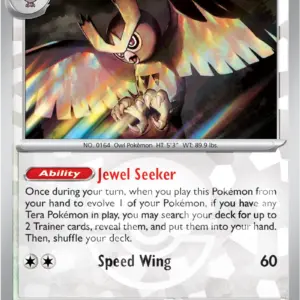 Prismatic Evolutions - 078/131 - Noctowl - Poke Ball Holo