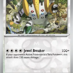 Prismatic Evolutions - 086/131 - Regigigas - Master Ball Holo