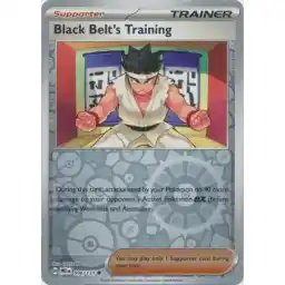 Prismatic Evolutions - 096/131 - Black Belt's Training - Reverse Holo