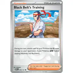 Prismatic Evolutions - 099/131 - Black Belt's Training - Poke Ball Holo