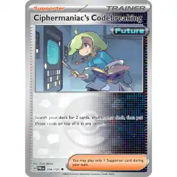 Prismatic Evolutions - 104/131 - Ciphermaniac's Codebreaking - Poke Ball Holo