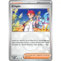 Prismatic Evolutions - 105/131 - Crispin - Poke Ball Holo