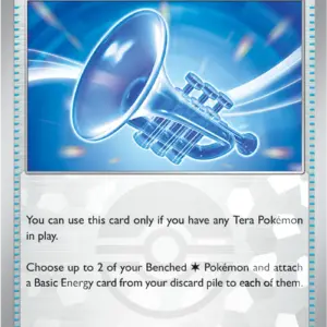 Prismatic Evolutions - 110/131 - Glass Trumpet - Poke Ball Holo