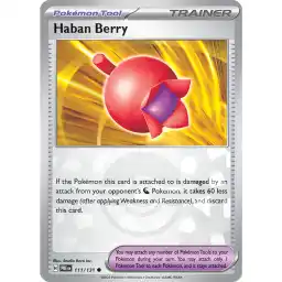 Prismatic Evolutions - 111/131 - Haban Berry - Poke Ball Holo