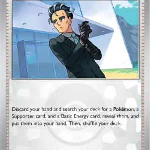 Prismatic Evolutions - 115/131 - Larry's Skill - Poke Ball Holo