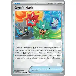 Prismatic Evolutions - 118/131 - Ogre's Mask - Poke Ball Holo