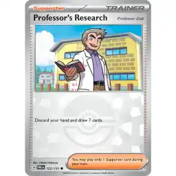 Prismatic Evolutions - 122/131 - Professor's Research [Professor Oak] - Poke Ball Holo