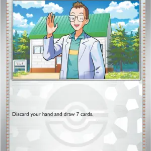 Prismatic Evolutions - 123/131 - Professor's Research [Professor Elm] - Poke Ball Holo