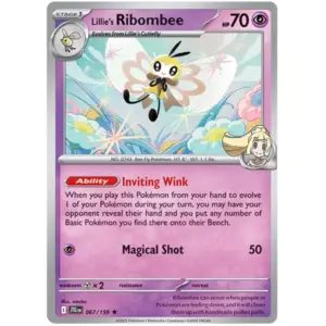 Journey Together - 067/159 - Lillie's Ribombee - Holo Rare
