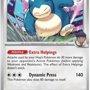 Journey Together - 117/159 - Hop's Snorlax - Holo Rare
